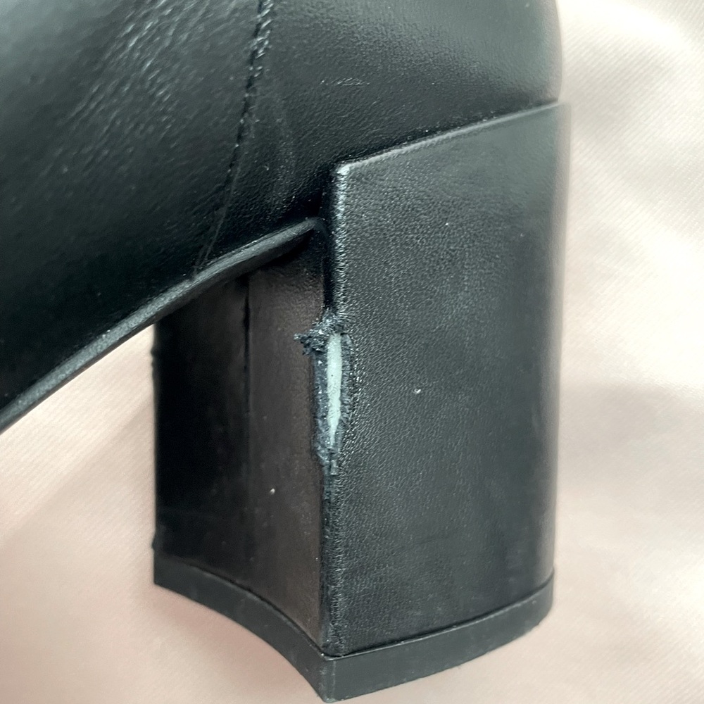 Stuart Weitzman, Block Heeled Booties, 9n, Black - image 6